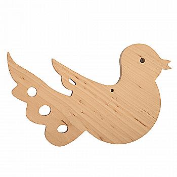 Заготівка дерев`яна декупажна "Святковий птах", 0128 Заготівка дерев`яна декупажна "Святковий птах", 0128