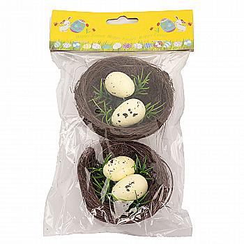 Декор пасхальний: кладка+яйця 2/s, 145950 Декор пасхальний: кладка+яйця 2/s, 145950