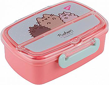 Контейнер "Pusheen" 750 мл, с принадлежностями, розово-голубой, 708371 Yes Контейнер "Pusheen" 750 мл, с принадлежностями, розово-голубой, 708371 Yes