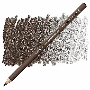 Олівець кольоровий Polychromos коричневий ван дейк (176), 110176 Faber-Castell Олівець кольоровий Polychromos коричневий ван дейк (176), 110176 Faber-Castell
