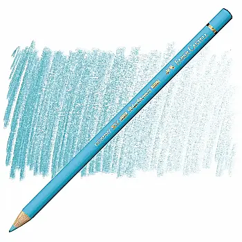 Карандаш цветной Polychromos светло-бирюзовый кобальт (154), 110154 Faber-Castell Карандаш цветной Polychromos светло-бирюзовый кобальт (154), 110154 Faber-Castell