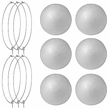 Пінопластові заготовки SANTI "Куля" 6 шт/уп., 5 см, 743108