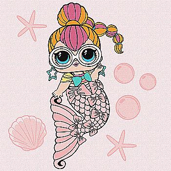 Набір для розпису по номерах "L.O.L. Surprise! Mermaids Neon QT" 40*40 см, KHO6264, ТМ "Ideyka" Набір для розпису по номерах "L.O.L. Surprise! Mermaids Neon QT" 40*40 см, KHO6264, ТМ "Ideyka"