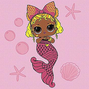 Набір для розпису по номерах "L.O.L. Surprise! Mermaids Queen Bee" 40*40 см, KHO6265, ТМ "Ideyka" Набір для розпису по номерах "L.O.L. Surprise! Mermaids Queen Bee" 40*40 см, KHO6265, ТМ "Ideyka"