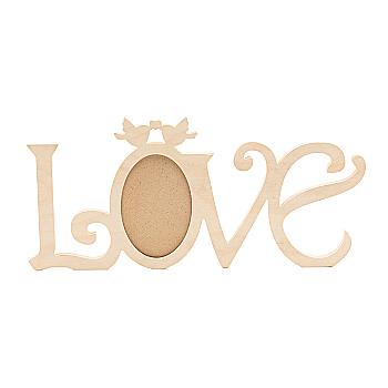 Заготівка дерев`яна Фоторамка "Love", 0530 Заготівка дерев`яна Фоторамка "Love", 0530