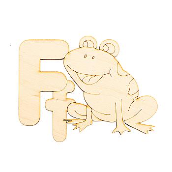 Заготівка дерев`яна Алфавіт латиниця, літера F, ACP-006 Заготівка дерев`яна Алфавіт латиниця, літера F, ACP-006