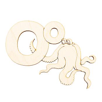 Заготівка дерев`яна Алфавіт латиниця, літера O, ACP-015 Заготівка дерев`яна Алфавіт латиниця, літера O, ACP-015