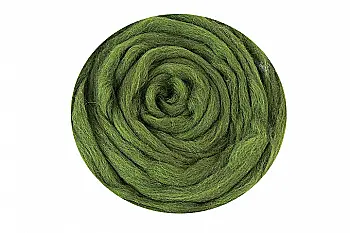 Вовна мерінос 23 мк 50 г №136, оливка Чарівна мить Вовна мерінос 23 мк 50 г №136, оливка Чарівна мить