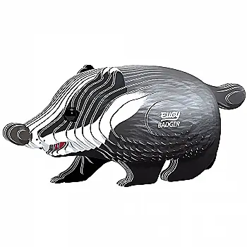 Збірна 3Д модель Eugy "Зоопарк: Борсук", XEG-094 Збірна 3Д модель Eugy "Зоопарк: Борсук", XEG-094