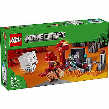 Конструктор Lego Minecraft "Засідка біля порталу в Нижній світ", 21255 Конструктор Lego Minecraft "Засідка біля порталу в Нижній світ", 21255