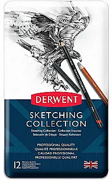 Набір "Sketching Collection", 12шт., метал. коробка, асорті, D-34305 Набір "Sketching Collection", 12шт., метал. коробка, асорті, D-34305