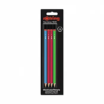 Олівець графітний Rotring WCP Core Assorted Colours HB блістер 4шт, R2094216 Олівець графітний Rotring WCP Core Assorted Colours HB блістер 4шт, R2094216