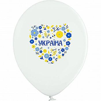 Кулька повітряна В105 "Україна" орнамент, 30 см, 3103-1340 Кулька повітряна В105 "Україна" орнамент, 30 см, 3103-1340
