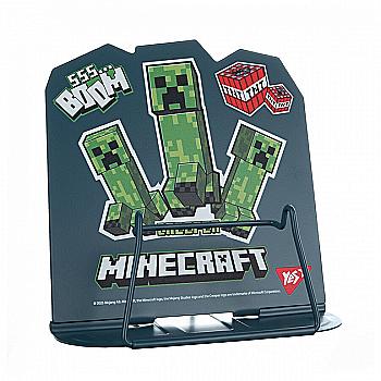 Подставка для книг фигурная Yes "Minecraft. Creeper" металл, 470525 Подставка для книг фигурная Yes "Minecraft. Creeper" металл, 470525
