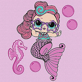 Набір для розпису по номерах "L.O.L. Surprise! Mermaids Waves" 40*40 см, KHO6266, ТМ "Ideyka" Набір для розпису по номерах "L.O.L. Surprise! Mermaids Waves" 40*40 см, KHO6266, ТМ "Ideyka"
