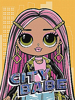Набір для розпису по номерах "L.O.L. Surprise! O.M.G. City Babe" 30*40 см, KHO6277, ТМ "Ideyka" Набір для розпису по номерах "L.O.L. Surprise! O.M.G. City Babe" 30*40 см, KHO6277, ТМ "Ideyka"