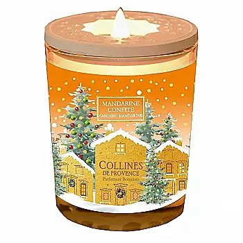 Свеча "Мандариновые цукаты" 180 г, C3508MCO, Collines de Provence Свеча "Мандариновые цукаты" 180 г, C3508MCO, Collines de Provence