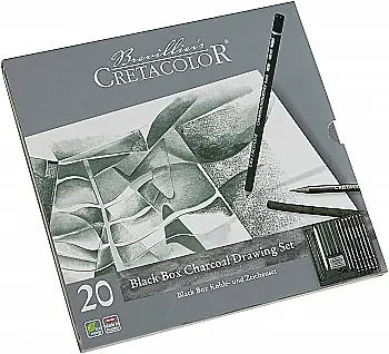 Набір олівців для рисунку Black Box мет. короб. 20шт. Cretacolor Набір олівців для рисунку Black Box мет. короб. 20шт. Cretacolor
