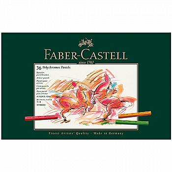 Пастель POLICHROMOS 36 кол. в картон. коробці, 128536 Faber-Castell*** Пастель POLICHROMOS 36 кол. в картон. коробці, 128536 Faber-Castell***