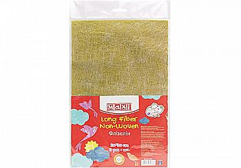 Флізелін, 20*30 см, золотистий, 5 арк , MX61829