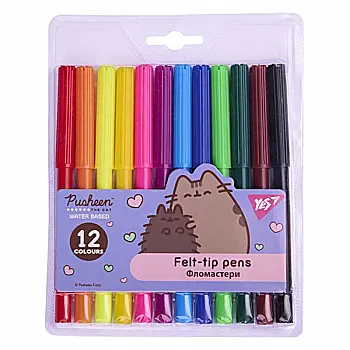 Фломастери 12 кол. "Pusheen", 560568 Yes Фломастери 12 кол. "Pusheen", 560568 Yes