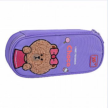 Пенал мягкий YES PH-30 "Line Friends Pretty Choco", 533703 Пенал мягкий YES PH-30 "Line Friends Pretty Choco", 533703