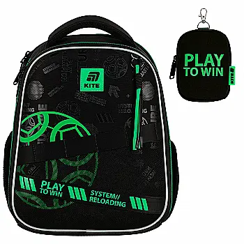 Рюкзак Kite Education каркасний 555 Play&Win, K25-555S-2 Рюкзак Kite Education каркасний 555 Play&Win, K25-555S-2
