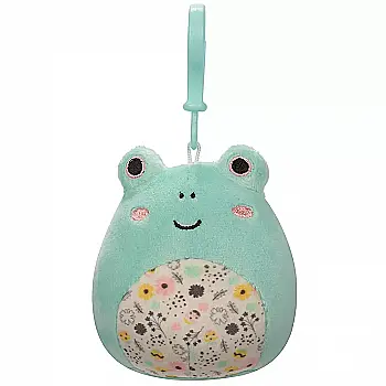 М`яка іграшка на кліпсі SQUISHMALLOWS - ЖАБКА ФРІД, 9 см, SQCP00179 М`яка іграшка на кліпсі SQUISHMALLOWS - ЖАБКА ФРІД, 9 см, SQCP00179