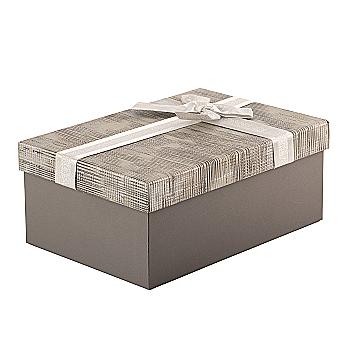 Подарункова коробка прямокутна, світло-коричнева з бантом, 23*16*9,5 см, 1235077753 Подарункова коробка прямокутна, світло-коричнева з бантом, 23*16*9,5 см, 1235077753