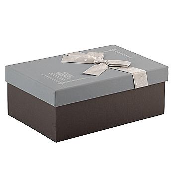 Подарочная коробка прямоугольная, синяя с бантом, 19*12*7 см, 140324201 Подарочная коробка прямоугольная, синяя с бантом, 19*12*7 см, 140324201