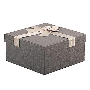 Подарочная коробка квадратная, "Gray" с бантом, 19*19*9,5 cм, 150392673 Подарочная коробка квадратная, "Gray" с бантом, 19*19*9,5 cм, 150392673