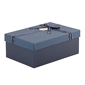Подарункова коробка прямокутна, синя з бантом, 23*16*9 см, 140323763 Подарункова коробка прямокутна, синя з бантом, 23*16*9 см, 140323763
