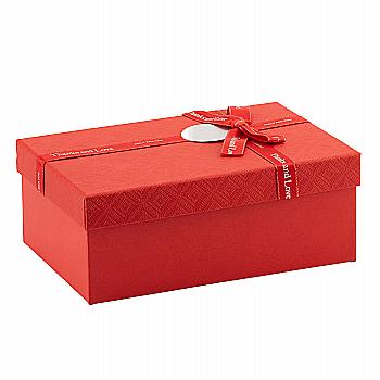 Подарочная коробка прямоугольная, красная с бантом, 21*14*8 см, 140323832 Подарочная коробка прямоугольная, красная с бантом, 21*14*8 см, 140323832