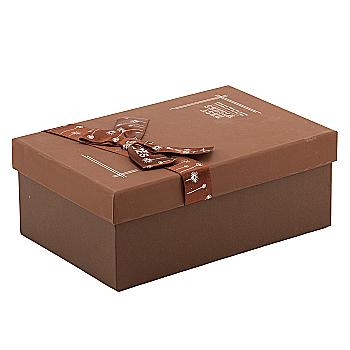 Подарочная коробка прямоугольная, коричневая с бантом, 23*16*9 см, 140324133 Подарочная коробка прямоугольная, коричневая с бантом, 23*16*9 см, 140324133