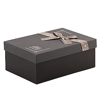 Подарункова коробка прямокутна, сіра з бантом, 23*16*9 см, 140324063 Подарункова коробка прямокутна, сіра з бантом, 23*16*9 см, 140324063