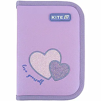 Пенал Kite 1 отделение, 1 отворота, без наполнения 621 Sweetheart, K25-621-1 Пенал Kite 1 отделение, 1 отворота, без наполнения 621 Sweetheart, K25-621-1