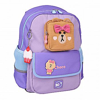Рюкзак школьный YES S-104 "Line Friends Pretty Choco", 559836 Рюкзак школьный YES S-104 "Line Friends Pretty Choco", 559836