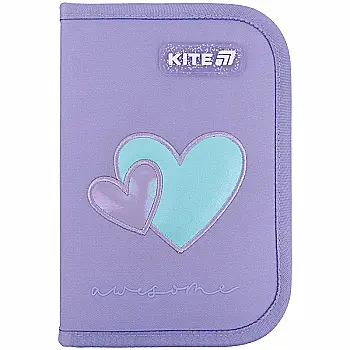 Пенал Kite 1 отделение, 2 отворота, без наполнения 622 Awesome, K25-622-5 Пенал Kite 1 отделение, 2 отворота, без наполнения 622 Awesome, K25-622-5