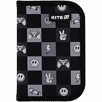 Пенал Kite 1 отделение, 1 отворота, без наполнения 621 Game On, K25-621-4 Пенал Kite 1 отделение, 1 отворота, без наполнения 621 Game On, K25-621-4