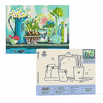 Набір з алмазною мозаїкою "Вишуканий натюрморт" 40*50 см, GF1598, ТМ "99IDEAS" Набір з алмазною мозаїкою "Вишуканий натюрморт" 40*50 см, GF1598, ТМ "99IDEAS"