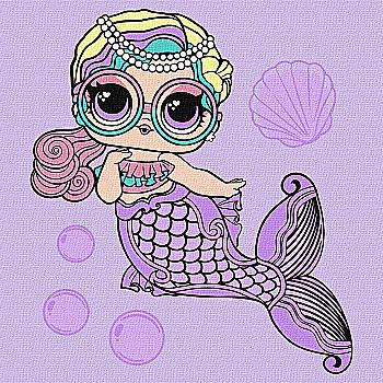 Набір для розпису по номерах "L.O.L. Surprise! Mermaids Miss Sea" 40*40 см, KHO6263ТМ "Ideyka" Набір для розпису по номерах "L.O.L. Surprise! Mermaids Miss Sea" 40*40 см, KHO6263ТМ "Ideyka"