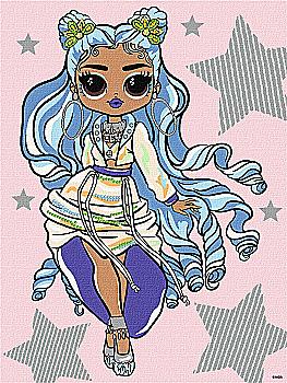 Набір для розпису по номерах "L.O.L. Surprise! O.M.G. Fashion show Missy Frost" зі стразами 30*40 см, KHO6273, ТМ "Ideyka" Набір для розпису по номерах "L.O.L. Surprise! O.M.G. Fashion show Missy Frost" зі стразами 30*40 см, KHO6273, ТМ "Ideyka"