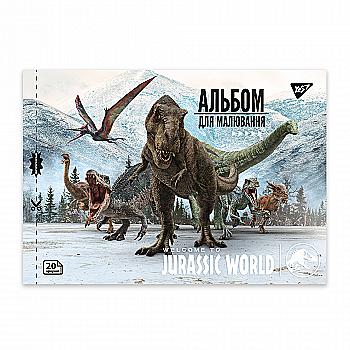 Альбом для рисования "Jurassic World" А4 20 л/100 скоба, с перфорацией, (9438) 130592 YES Альбом для рисования "Jurassic World" А4 20 л/100 скоба, с перфорацией, (9438) 130592 YES