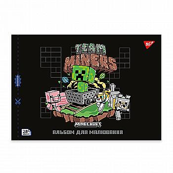 Альбом для малювання "Minecraft" А4 28 арк/100 скоба, з перфорацією, (9346) 130597 YES Альбом для малювання "Minecraft" А4 28 арк/100 скоба, з перфорацією, (9346) 130597 YES