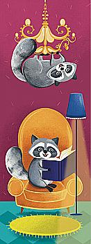 Закладка для книги «Єноти. Читання» Закладка для книги «Єноти. Читання»