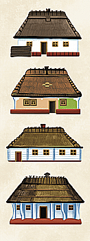 Закладка для книги «Українська хата» Закладка для книги «Українська хата»