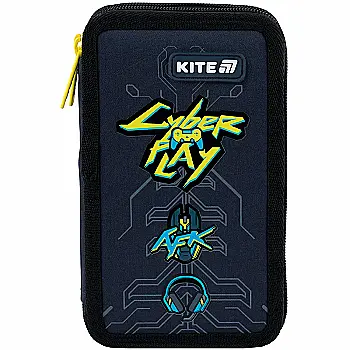 Пенал Kite 2 отделения, без наполнения 623 Cyber, K25-623-4 Пенал Kite 2 отделения, без наполнения 623 Cyber, K25-623-4