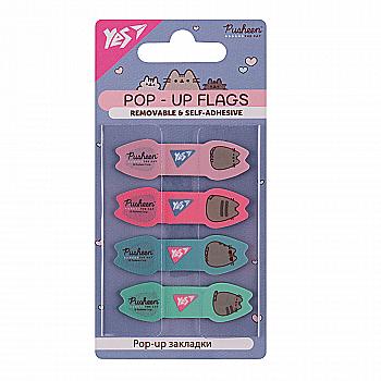 Закладки Pop-up Yes "Pusheen", пластик, 80 шт, 170443 Закладки Pop-up Yes "Pusheen", пластик, 80 шт, 170443