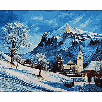 Набір для розпису по номерах 40*50 см "Альпи", 10606-AC