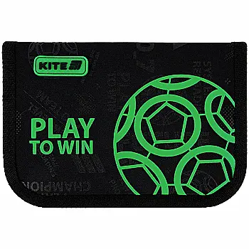 Пенал Kite 1 отделение, 1 отворота, без наполнения 621 Play&Win, K25-621-2 Пенал Kite 1 отделение, 1 отворота, без наполнения 621 Play&Win, K25-621-2
